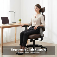Ergonomic Design Highspine Managerial Chair Support Highspine Managerial Seat Genuine Leather Office Furniture Fully Adjustable for Managerials, Professionals, Students, Study Room