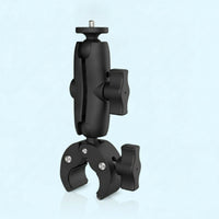 Motorcycle Camera Holder Non-Slip Grip Action Camera Clamp Mount Wide Compatibility Heavy Duty Pincer Clamp for Cyclists, Biking, Outdoor Activities