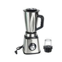 Stainless Steel and Glass Blender with Juicer and Food Processor (EU Plug)
