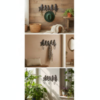 Bird Hook Rack Rustic Bird Coat Hook Rack Cast Iron Key Holder Nature-Inspired Hardware Heavy Duty for Homeowners, Entryway