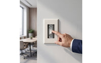 UL Listed Double Rocker Switch 120-277V Double Switch with Wall Plate Polycarbonate Heavy Duty for Electricians