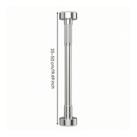 Undermount Sink Support Rod No-Drill Telescopic Sink Support Hardware Stainless Steel Adjustable for Homeowners, Kitchen