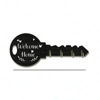 Wall-Mounted Key Holder Decorative Wall Key Holder Organizer Rustic Farmhouse for Entryway, Hallway
