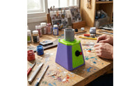 Model Paint Shaker 3D-Printed Electric Paint Shaker Craft Tool Rotary Switch Art Supply Tapered Body for Miniature Painters