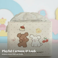Creature Pattern textile Hamper Large Capacity Creaturetheir belongingsed textile Basket for children