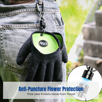 Gardening Gloves with Fastener Buckle, Anti-Slip, Puncture-Resistant, Waterproof, for Planting