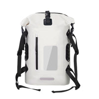 30 L Waterproof Backpack Front Zipper Pocket PVC Waterproof Backpack Reflective Strip Luggage