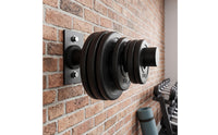 Space-Saving Wall-Mounted Weight Plate Holder Heavy-Duty Wall Mounted Plate Peg Compact for Home Gym Owners, Athletes, Fitness Studio