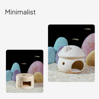 Mini Ceramic Aquatic Habitat Hideout Set