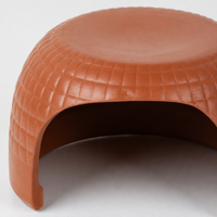 Domed Snake Hide, Terracotta Reptile Hide for Vivarium, Small Terrarium Decor for Gecko & Snake