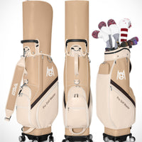 Water-Repellent Wheeled Golf Bag Easy to Clean Golf Club Bag with Wheels Multifunctional Rolling Case Long-Lasting for Golfers, Travel
