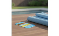Pool Rule Sign Portable Designated Water Watcher Badge Illustrated Pictures