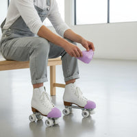 Scratch Resistant PU Leather Skate Protector Portable Roller Skate Toe Cap