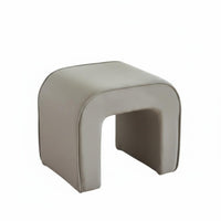 Multi-Functional Button-Tufted Low Stool Luxury Design Footrest adaptable Use Ottoman Padded Seat for Adults, Homeowners, Interior Designers, Living Room, Entryway, Bedroom, End of Bed