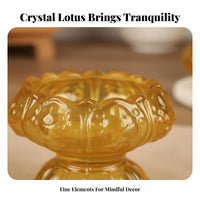 Eight Auspicious Symbols Pattern Buddhist Butter Lamp Holder Solid Base Butter Lamp Holder Sturdy for Buddhists, Temple, Meditation Studio