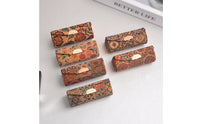Lipstick Case with Mirror Textured Travel Case with Mirror Mini Lipstick Box for Jet-Setters