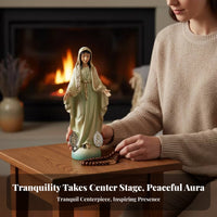 Carved Hand-Painted Figurine Tabletop Figurine Decorative Robed Figure for Desktop Display