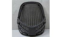 Fitness Bike Back Cushion Rounded Rectangular Mesh Back Cushion Dark Gray