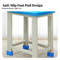 High Load-Bearing Anti-Static Work Stool Wear-Resistant Workshop Sewing Stool Solid Structure Commercial Furniture Rounded Corners for Students, Workers, Technicians, Factory, Hospital, School, Laboratory