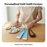30cm Doll Outfit Set BJD Doll Clothing Fashionable BJD Clothes Set for Kids, Imaginative Play