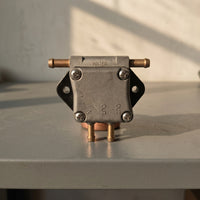 Low-Pressure Pump with Mounting Base Compact Pump with Hose-Barb Fittings Metal for Hobbyists