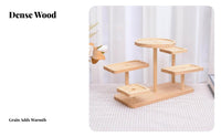 Multi-Level Desk Organizer Stable Structure Staggered Platform for Bedroom