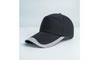 Safety Work Cap with Chin Strap Cotton Baseball-Style Bump Cap Hat Comfortable Breathable for Workers, Maintenance, Workshop