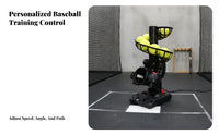 Adjustable Speed and Angle Automatic Baseball Pitching Machine Variable Throw Control Automatic Pitching Machine Indoor & Outdoor Use