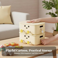 Character-Themed Crate Cute Design Household Organizer Decorative for Students