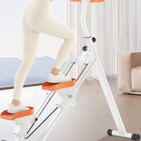 Climbing Step Machine Heavy Duty Frame Vertical Climber Nonnon Slip Handles Fitness Equipment for Home Gym