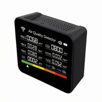 Built-in Display Digital Air Quality Monitor Temperature and Humidity Indoor Air Quality Tester Handheld Formaldehyde Monitor Compact