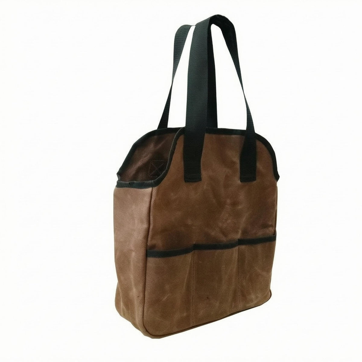Garden Tool Bag Multiple Pockets Waxed Canvas Tool Bag Rectangular for Gardeners