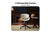 Height Adjustable rotate Bentwood Chair half-centuryera Modern design Bentwood Task Chair Curved Backrest Office Furniture Ergonomic Design for Students, Study Room, Bedroom