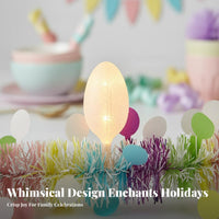 Easter Egg Light Garland Festive Atmosphere Macaron Color Egg Lights Romantic Easter Decoration for Kids, Homeowners, Indoor, Wall Decor
