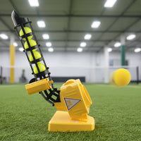 Automatic Ball Launcher Rectangular Base Baseball and Tennis Launcher EVA Balls Play Set