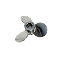 Three-Leaf Stirring Impeller Mirror Polished 3-Blades Mixing Propeller Low Vibration Machine Part for Industrial, Research Facility