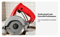 Electric Stone Cutter High-Power Motor Wall Slotting M Electric Hine Adjustable Bevel Angle Electric Slotting M Electric Hine for Electricians