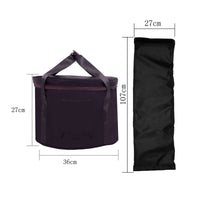 Crystal Bowl Carrying Bag Thick Sound Bowl Bag Lightweight Carrier for Instrumentalists, Travel, Studio