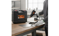 Handheld Metal Joining Machine Adjustable Current Portable Electrical Discharge Welder for Beginners, DIY Enthusiasts