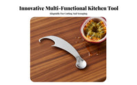 Tropical Fruit Uncover Er Easy to Operate Tropical Fruit Uncover Er Spoon Kitchen Utensil Long-Lasting Multifunctional