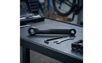 Left Crank Arm with Square Taper 165 Mm Left Crank Arm with Square Hole Bike Component Compatible Part Universal for Cyclists