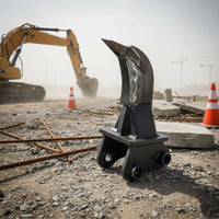 Mini Digger Scarifier Heavy Duty Mini Digger Ground Splitter Anti Backhoe Scarifier for Landscapers, Farmers, Roadwork