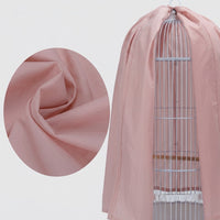 Classic Round Bird Cage Cover with Top Loop, Full Coverage Bird Cage Cloth for Round Cage Blackout, Night Birdcage Shelter for Parrot Good Night