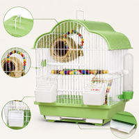 New Parrot Ecological Anti-Splash Bird Cage for Finches, Budgies, Cockatiels, Mynahs - Large Household Eco-Villa