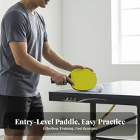 Beginner Table Pong Racket High Table Tennis Racket Easy to Control 7-Layer Table Tennis Paddle for Beginners, Students, Training, School, Home