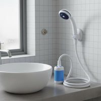 Portable Electric Shower Easy to Use Bucket Shower Washroom Supply for Students, Renters, Dorm Room, Outdoor