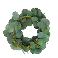 Round Leafed Vine Looking Fake Hanging Eucalyptus Realistic Look Decorative Greenery for Photography Styling