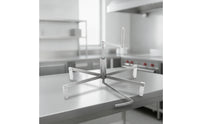 Crepe Forming Tool Heavy-Duty Crepe Spreader Batter Spreader with Crank Arm Rust-Resistant Utensil Easy to Use for Chefs