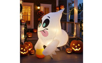 Spooky Halloween Inflatable Ghost Festive Halloween Hanging Ghost Lightweight Reusable for Yard, Porch