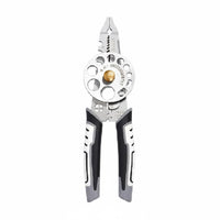 Industrial Grade Wire Stripper Pliers Rotating Wheel Wire Stripping Pliers Multi-Function Hand Tool Ergonomic Handle for Electricians, Wiring Work, Electrical Repair